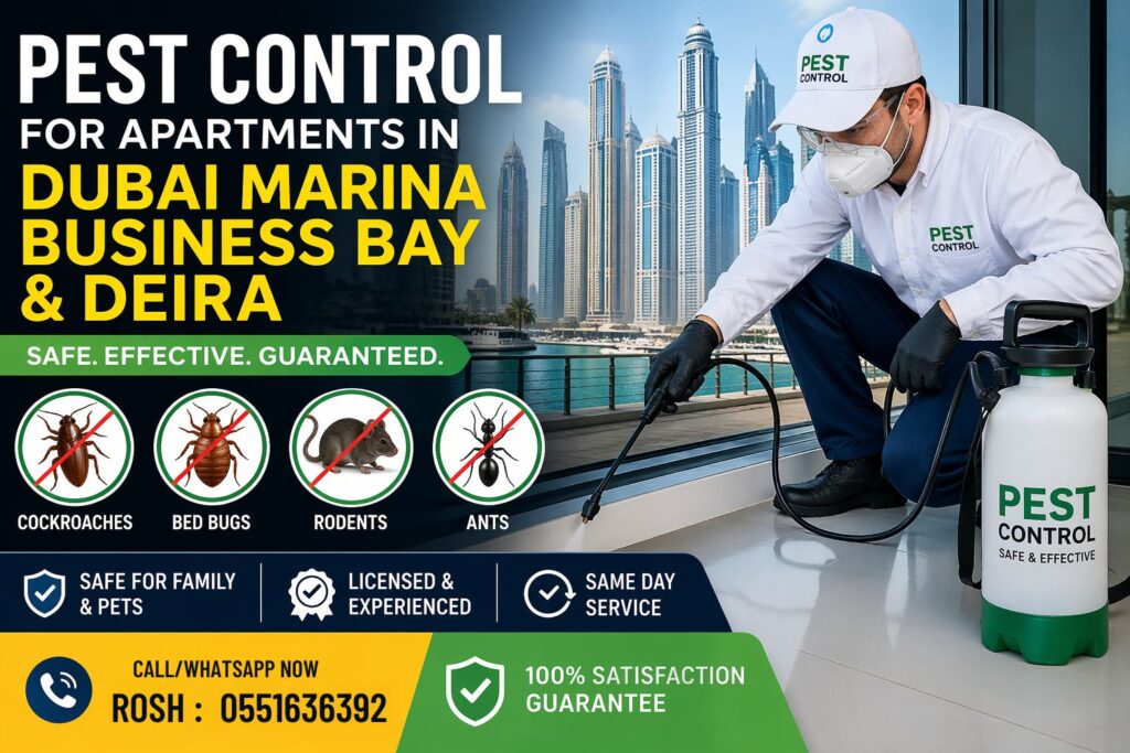 Pest control Dubai apartments