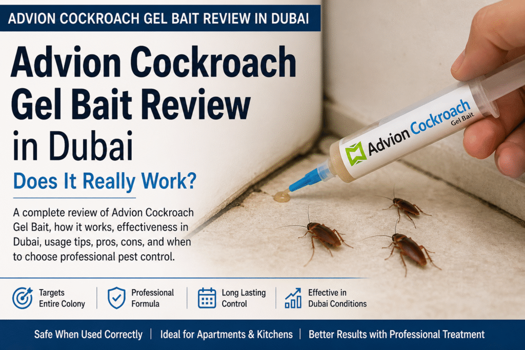 advion cockroach control